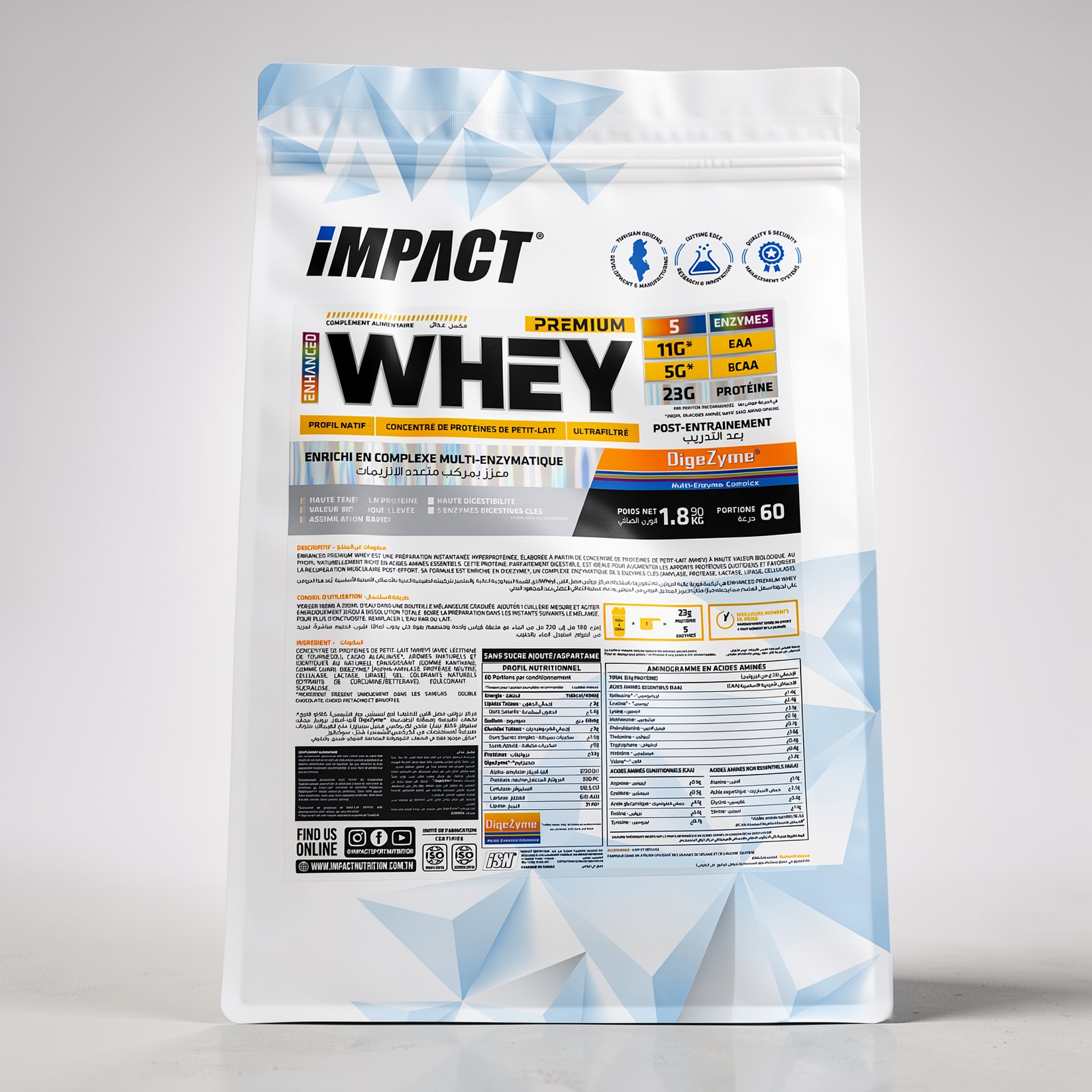 IMPACT NUTRITION PREMIUM WHEY ENHANCED