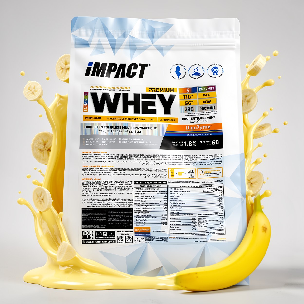 IMPACT NUTRITION PREMIUM WHEY ENHANCED