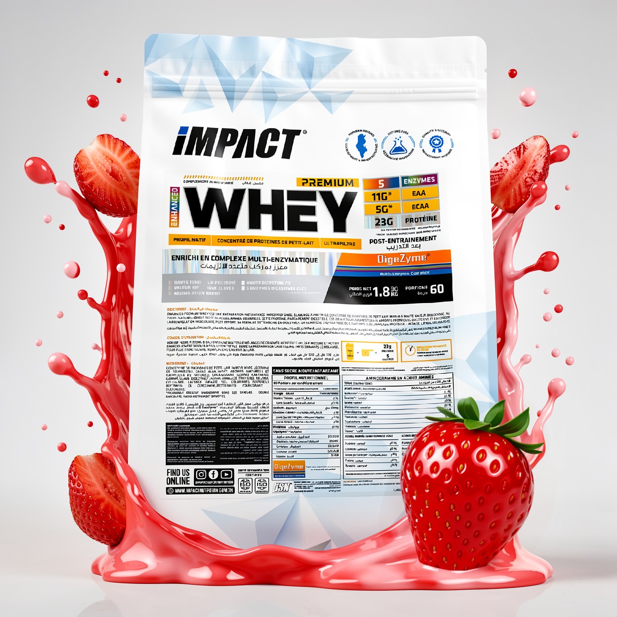 IMPACT NUTRITION PREMIUM WHEY ENHANCED