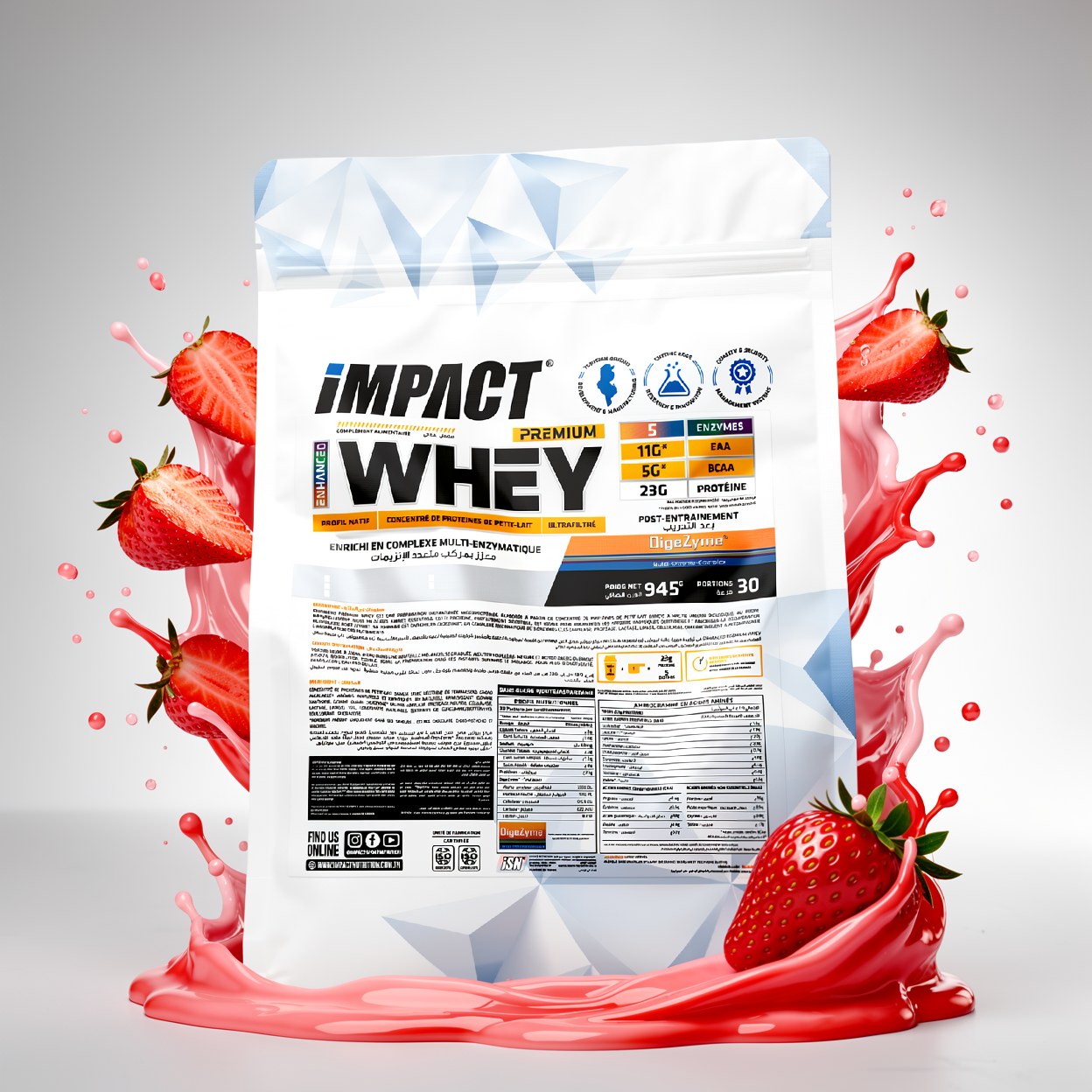IMPACT NUTRITION PREMIUM WHEY ENHANCED