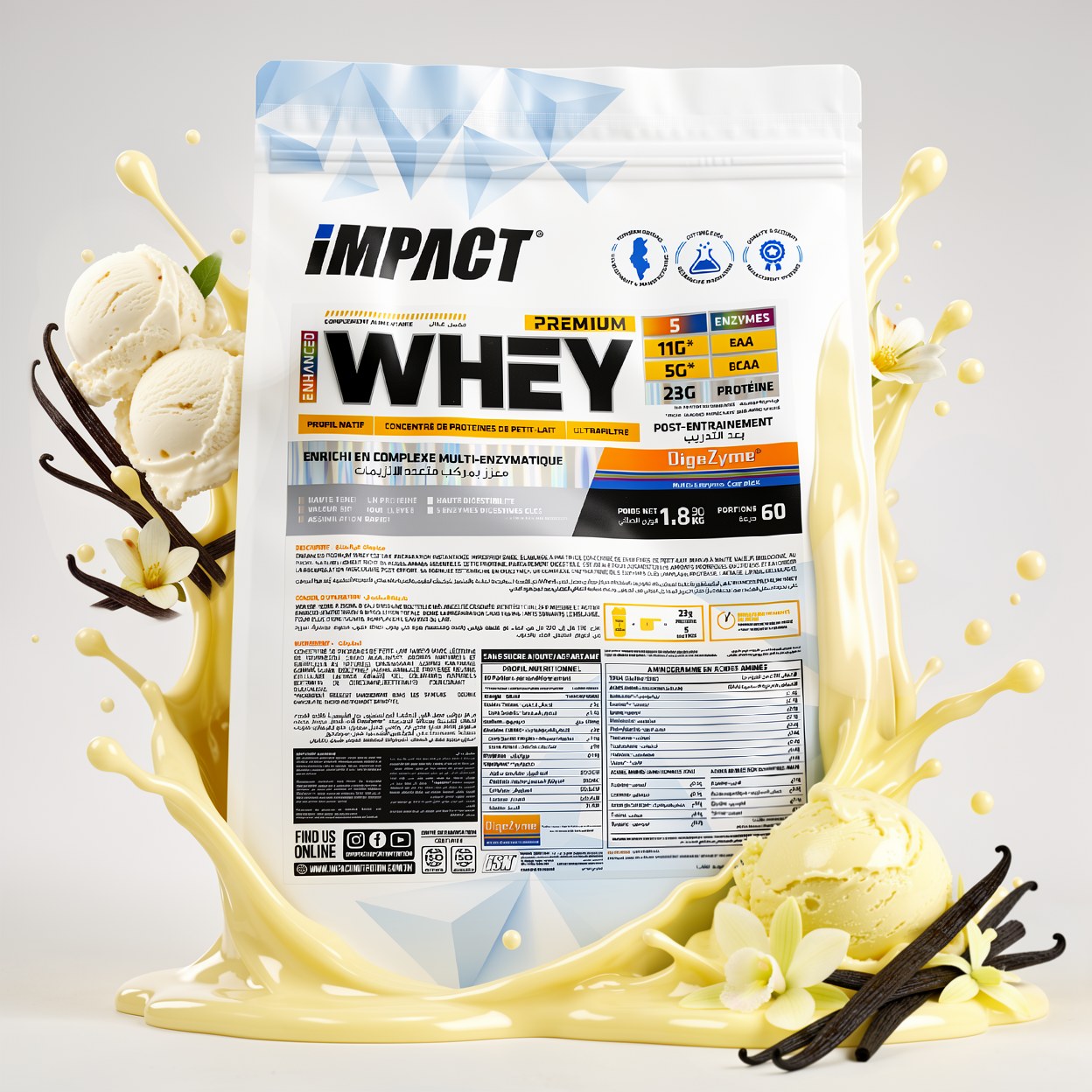 IMPACT NUTRITION PREMIUM WHEY ENHANCED