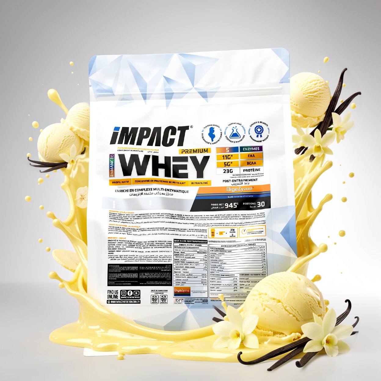 IMPACT NUTRITION PREMIUM WHEY ENHANCED