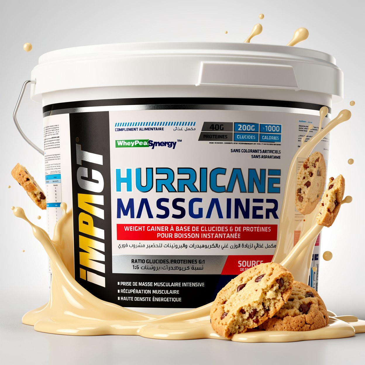 IMPACT NUTRITION HURRICANE MASS GAINER - WHEYPEASYNERGY®