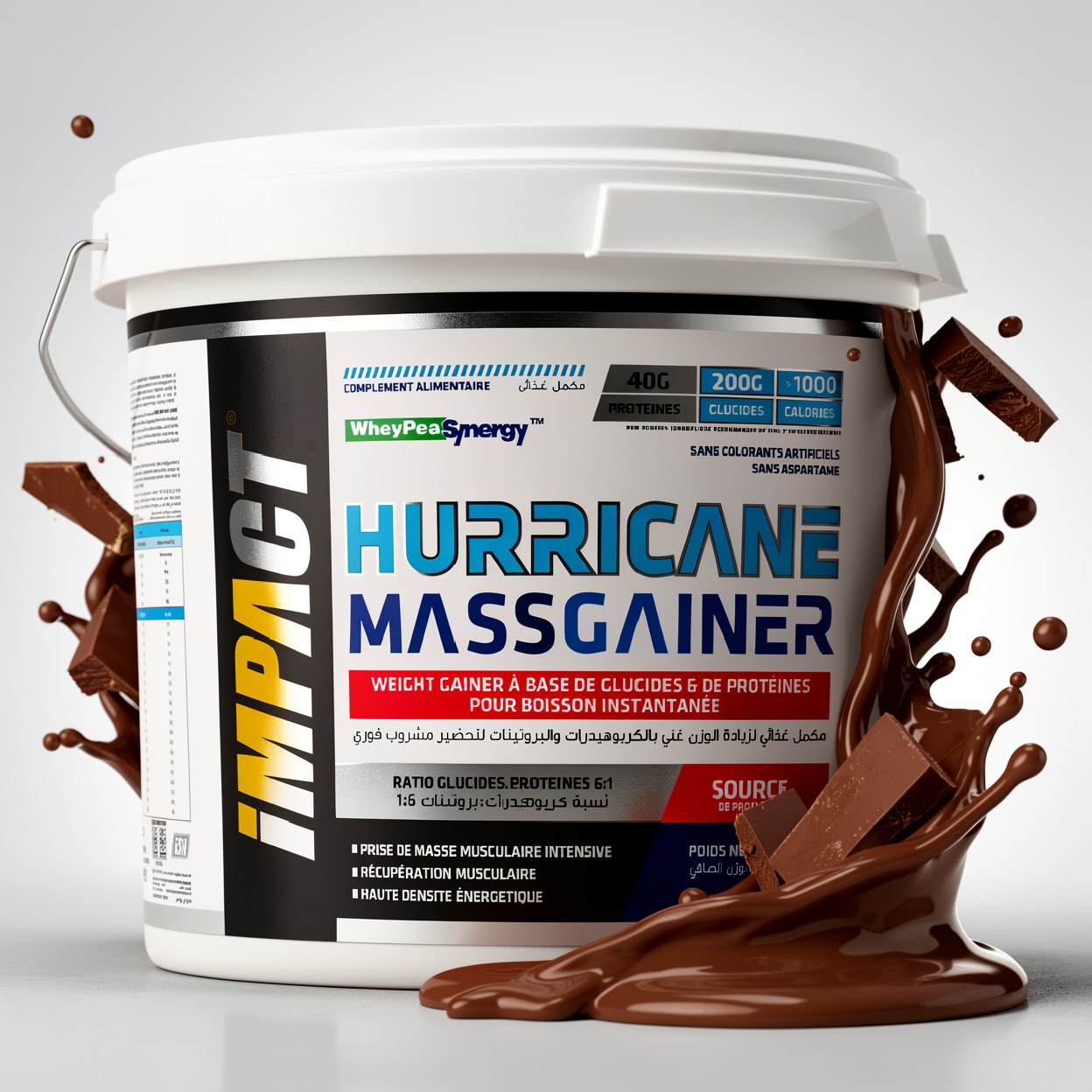 IMPACT NUTRITION HURRICANE MASS GAINER - WHEYPEASYNERGY®