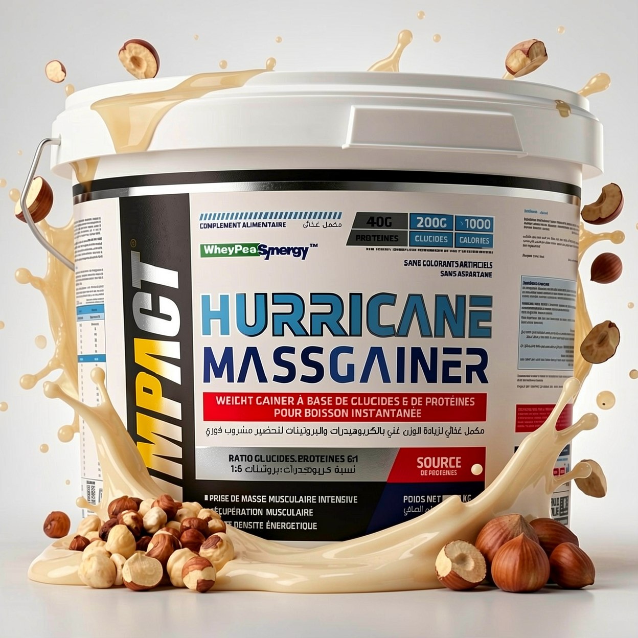 IMPACT NUTRITION HURRICANE MASS GAINER - WHEYPEASYNERGY®