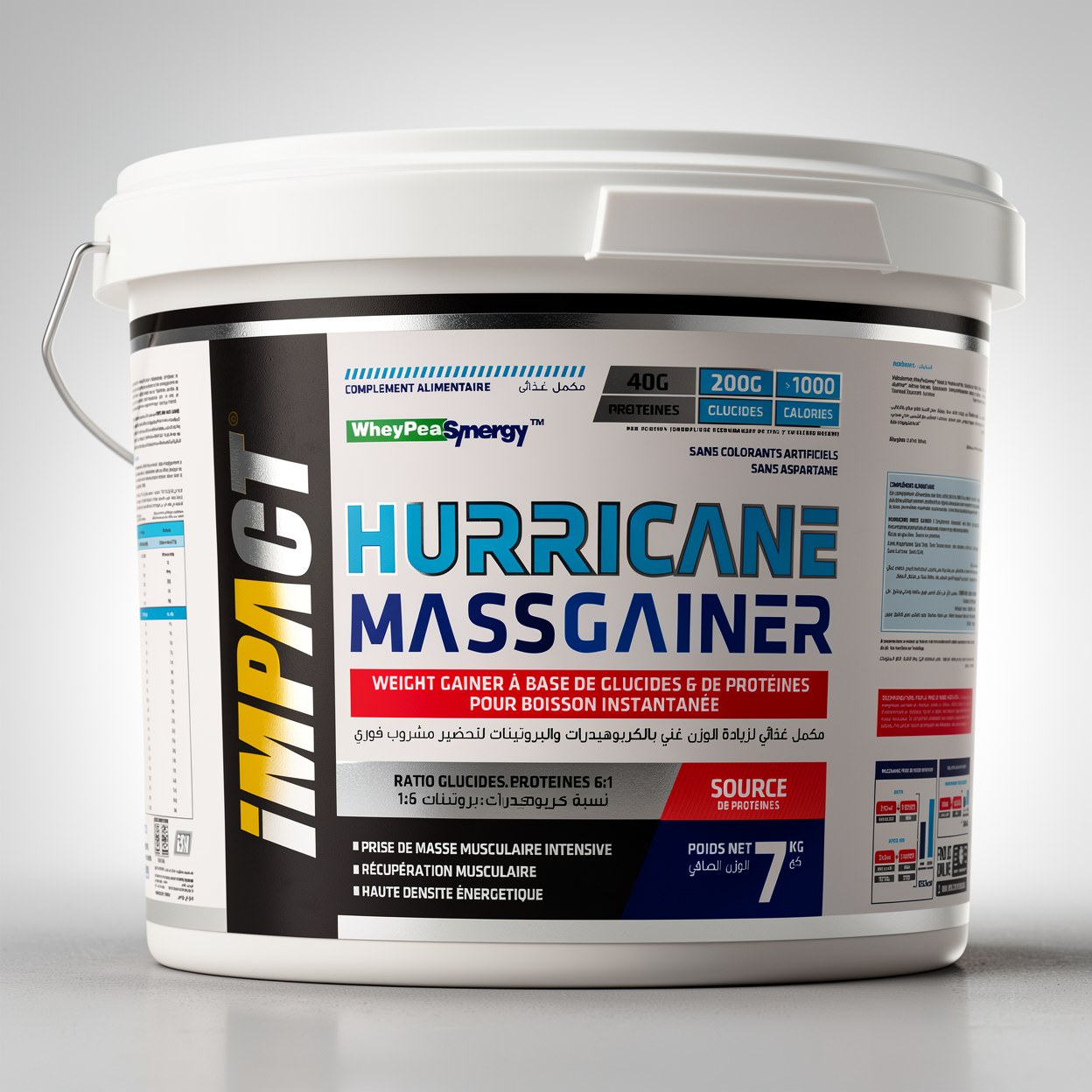 IMPACT NUTRITION HURRICANE MASS GAINER - WHEYPEASYNERGY®