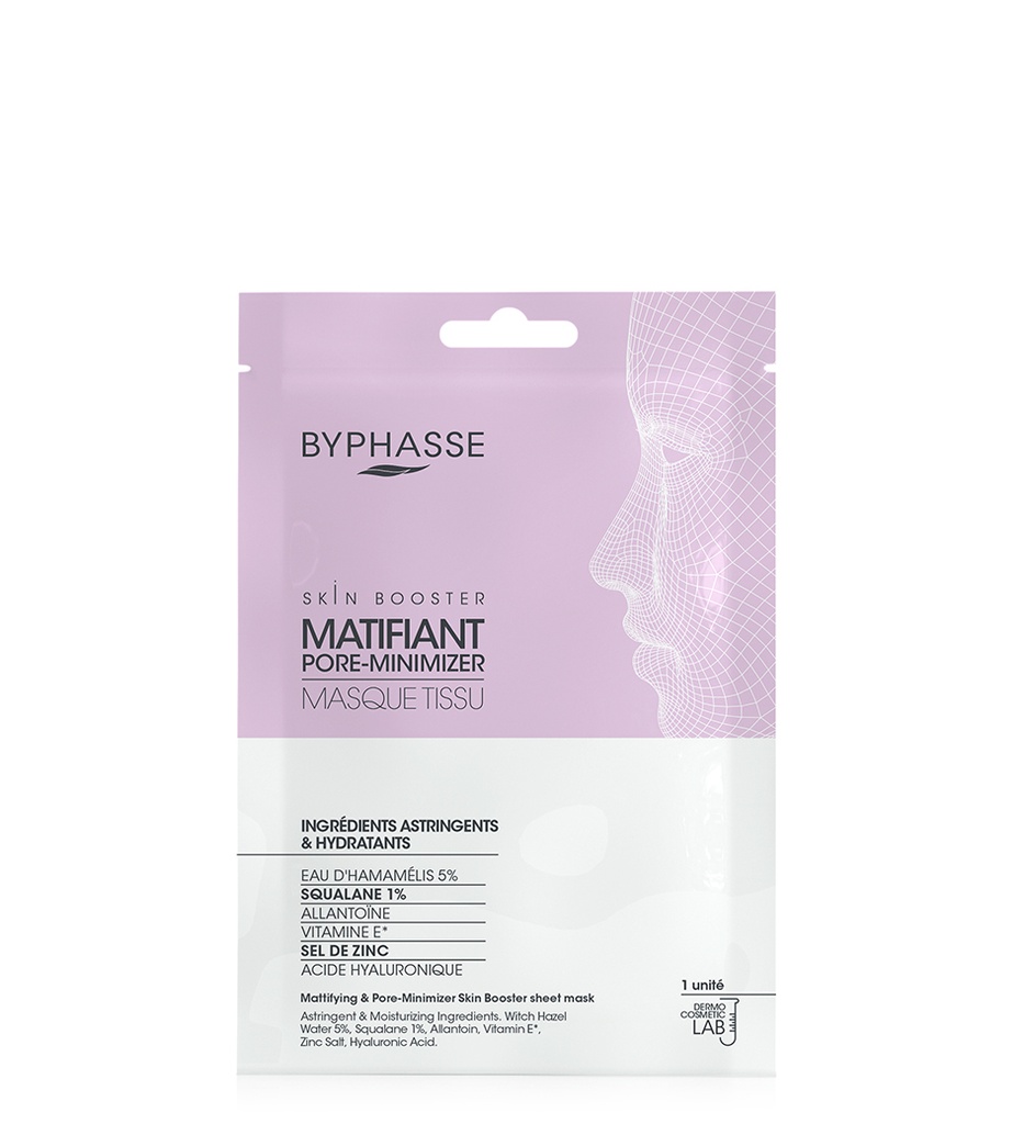 Byphasse masque tissu Skin Booster matifiant