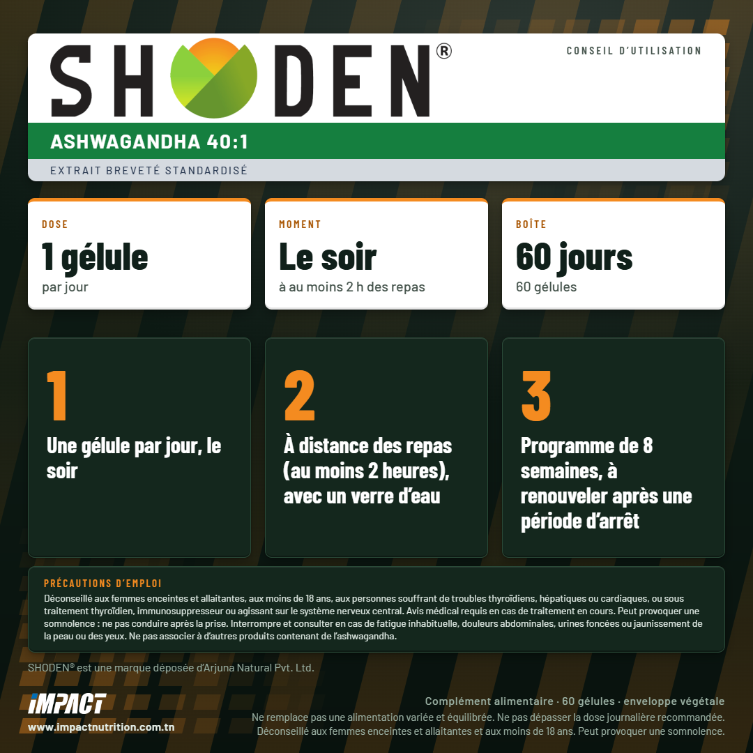 IMPACT NUTRITION ASHWAGANDHA 35% - SHODEN®