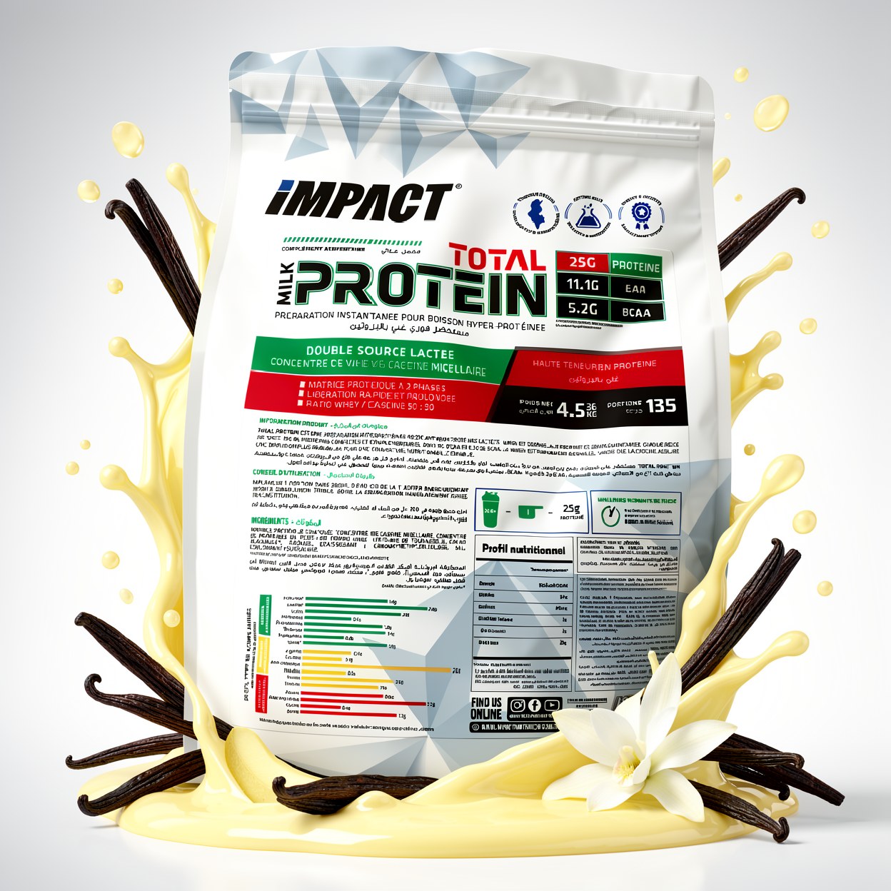 IMPACT NUTRITION TOTAL MILK PROTEIN